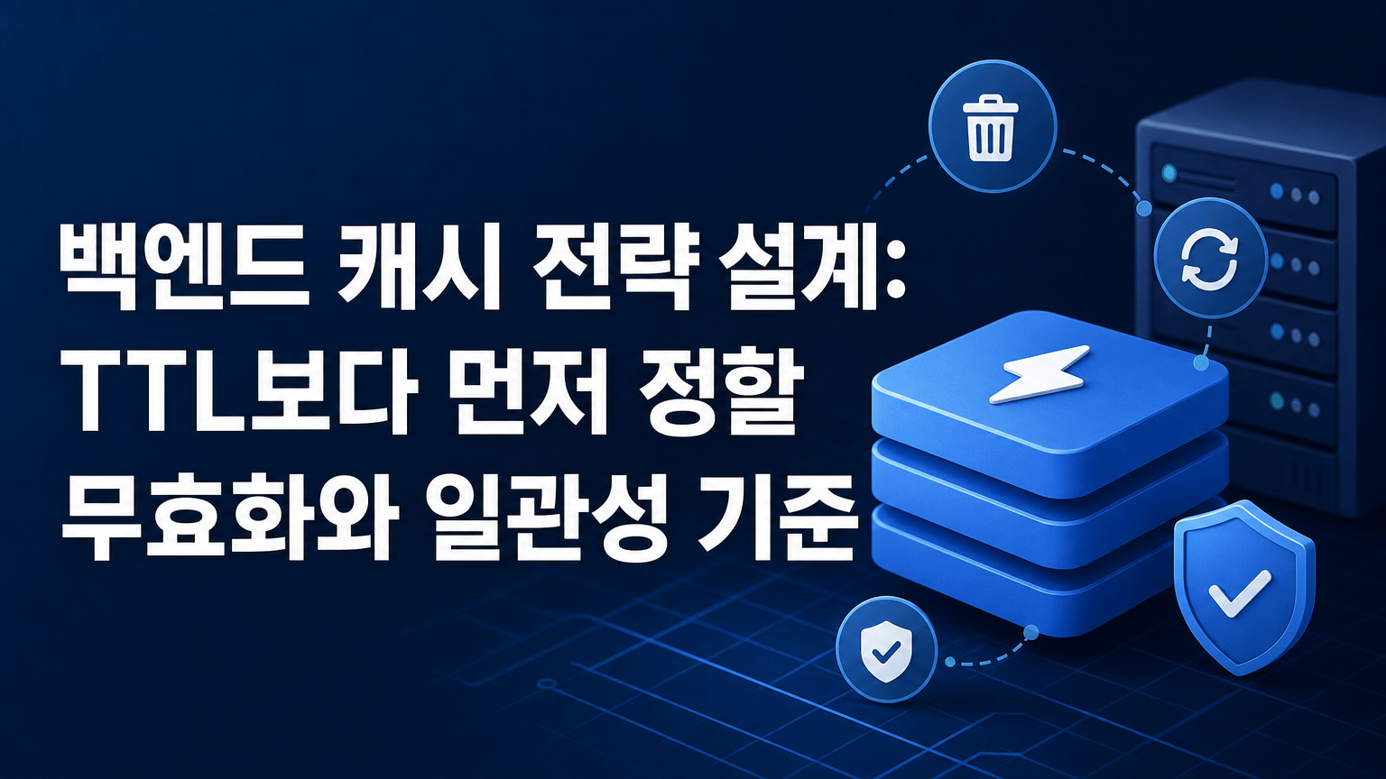 백엔드 캐시 전략 설계: TTL보다 먼저 정할 무효화와 일관성 기준